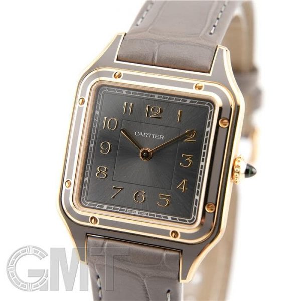 CARTIER カルティエ サントス デュモン LM WGSA0097 グレーラッカー