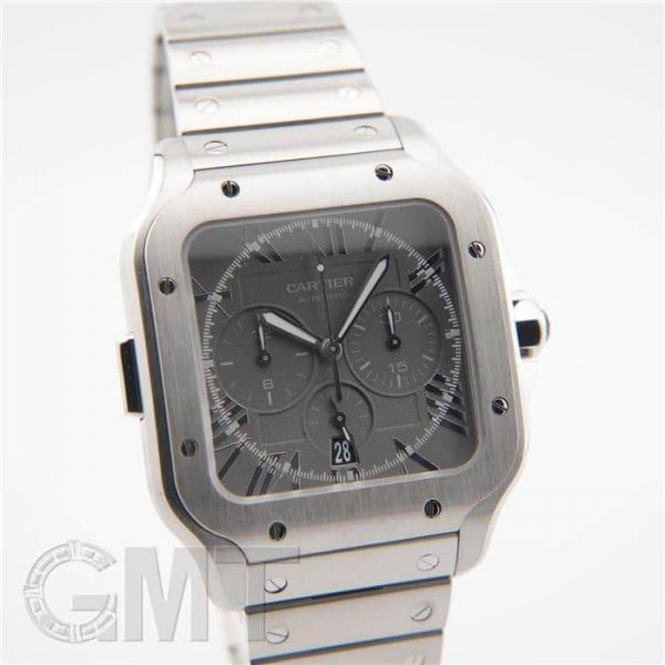 CARTIER カルティエ サントス ドゥ カルティエ ウォッチ クロノグラフ XL WSSA0078