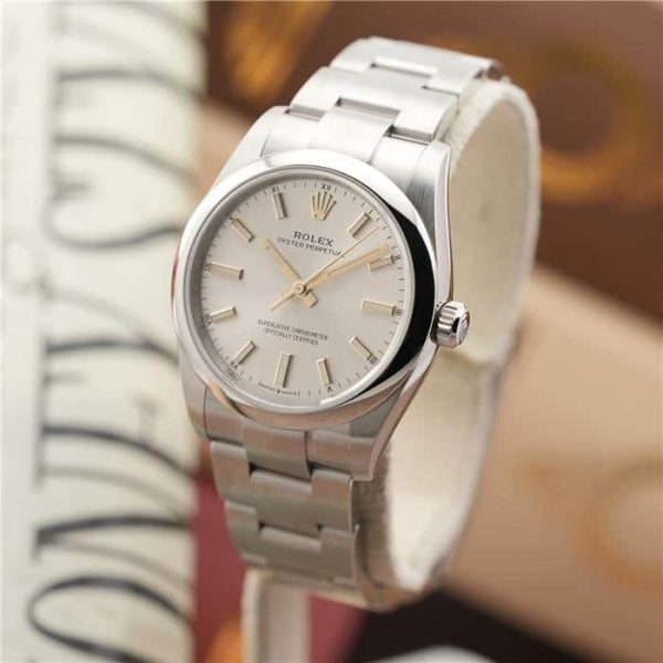 ROLEX ロレックス オイスターパーペチュアル 34 124200 シルバー