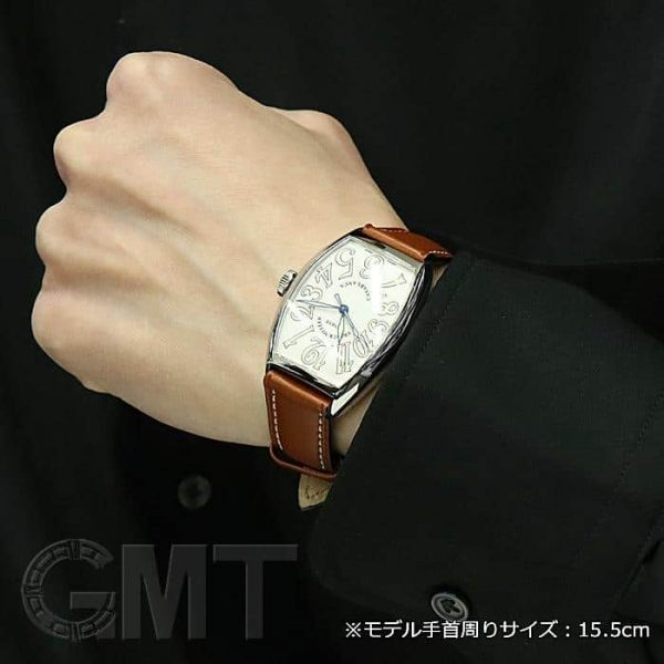 FRANCK MULLER フランク・ミュラー カサブランカ ホワイト 5850CASA AC 黒ロゴ
