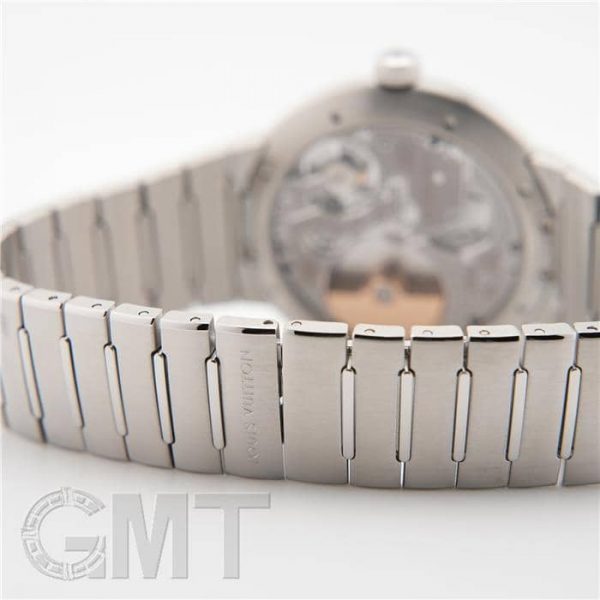 LOUIS VUITTON ルイ・ヴィトン タンブール オトマティック スティール シルバー W1ST10