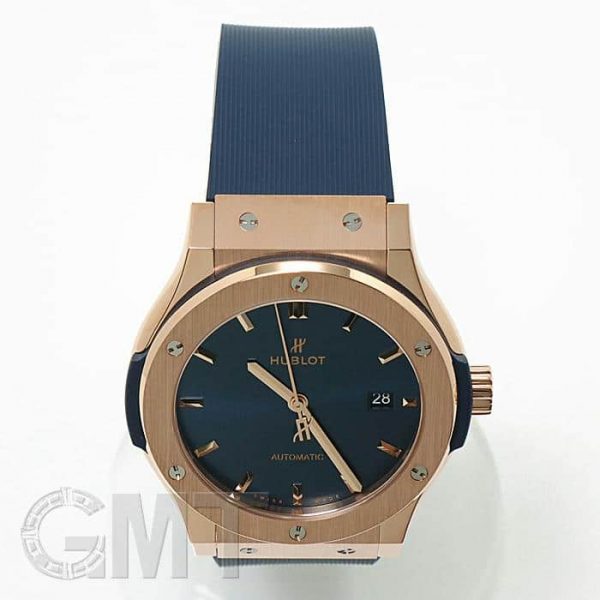 HUBLOT ウブロ クラシック フュージョン キングゴールド ブルー 542.OX.7180.RX