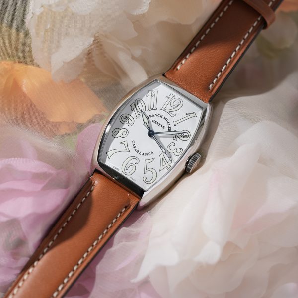 FRANCK MULLER フランク・ミュラー カサブランカ ホワイト 5850CASA AC 黒ロゴ