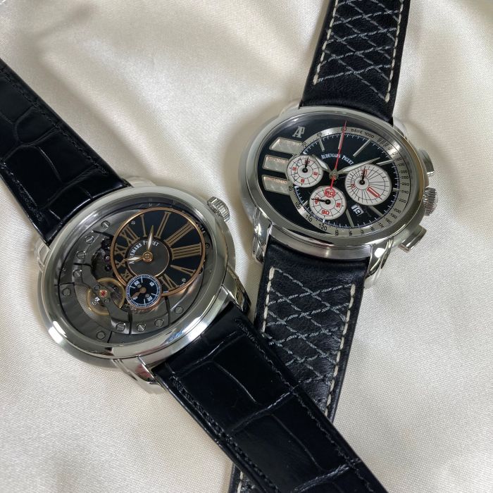 オーデマ ピゲ ミレネリー ウォッチ 35mm
 ダイヤベゼル シェル Millenary 7247OR.ZZ.A812CR.01 箱 保証書 修理書 K18PG/革 レディース時計 ホワイトシェル 仕上げ済 美品 【中古】 オーデマ ピゲ(AUDEMARS PIGUET) ミレネリー(MILLENARY) | ブランド