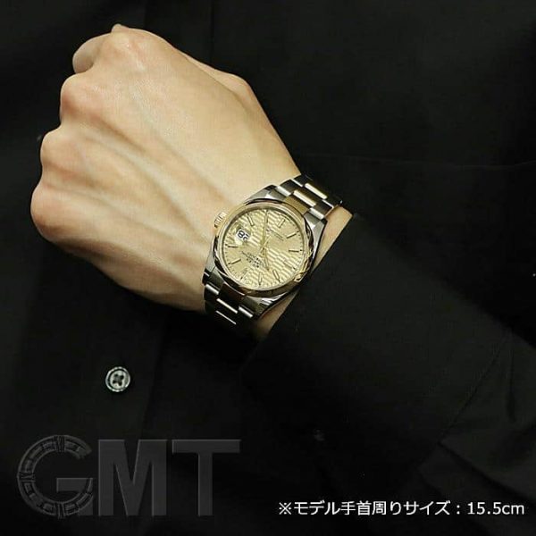 ROLEX ロレックス デイトジャスト 36 126203 ゴールデンフルーテッド オイスターブレス