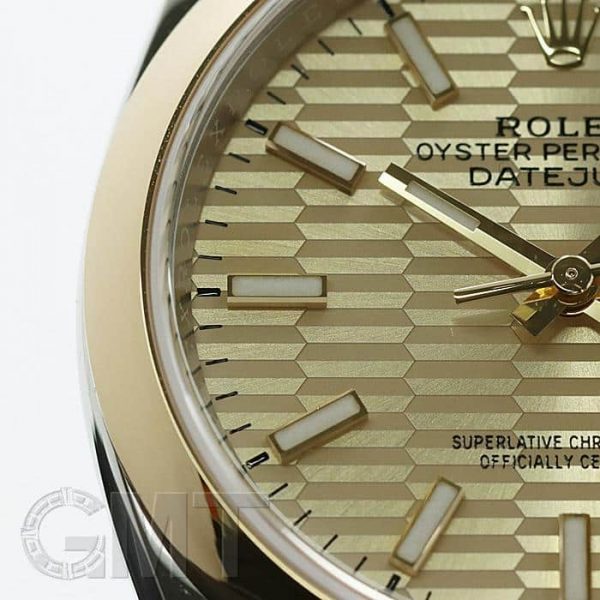 ROLEX ロレックス デイトジャスト 36 126203 ゴールデンフルーテッド オイスターブレス