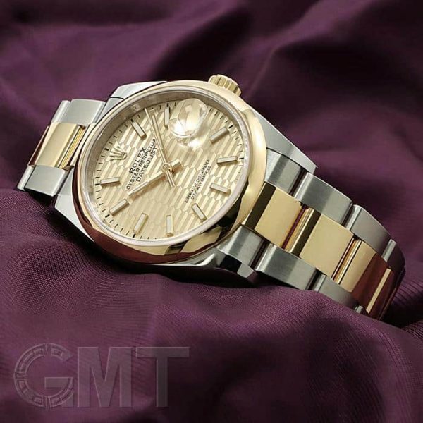 ROLEX ロレックス デイトジャスト 36 126203 ゴールデンフルーテッド オイスターブレス