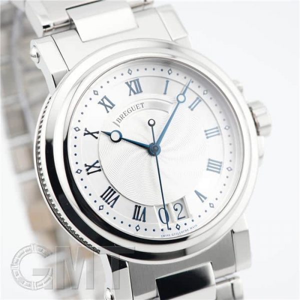 BREGUET ブレゲ マリーン II ラージデイト 5817ST/12/SMO シルバー