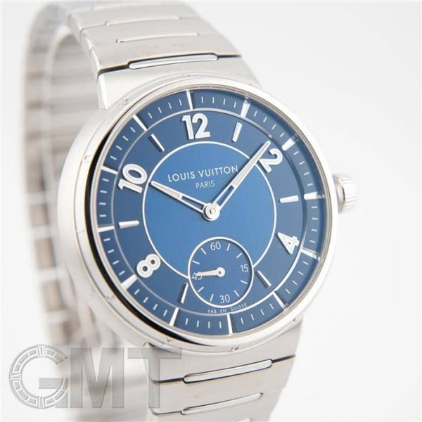 LOUIS VUITTON ルイ・ヴィトン タンブール オトマティック スティール ブルー W1ST20