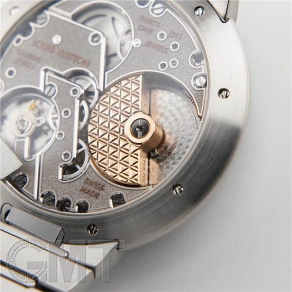 LOUIS VUITTON ルイ・ヴィトン タンブール オトマティック スティール ブルー W1ST20