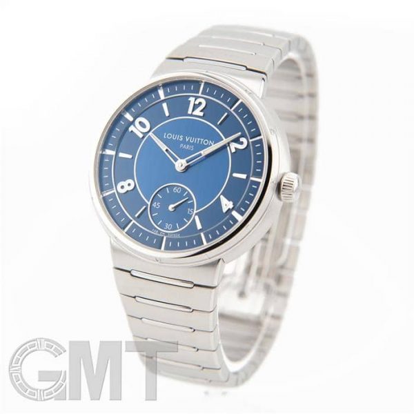 LOUIS VUITTON ルイ・ヴィトン タンブール オトマティック スティール ブルー W1ST20