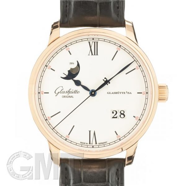 GLASHUTTE ORIGINAL グラスヒュッテ オリジナル セネタ エクセレンス パノラマデイト ムーンフェイズ 1-36-04-02-05-50