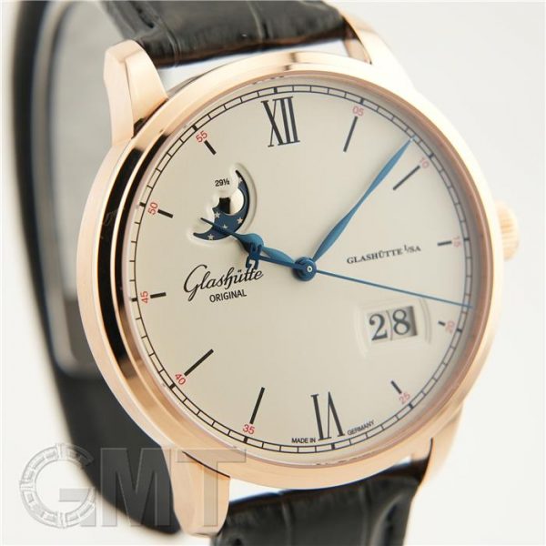 GLASHUTTE ORIGINAL グラスヒュッテ オリジナル セネタ エクセレンス パノラマデイト ムーンフェイズ 1-36-04-02-05-50