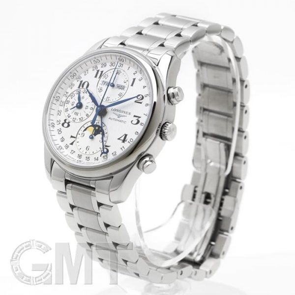 LONGINES ロンジン マスターコレクション ムーンフェイズ クロノ シルバー L2.673.4.78.6