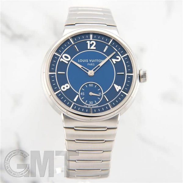 LOUIS VUITTON ルイ・ヴィトン タンブール オトマティック スティール ブルー W1ST20