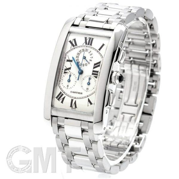 CARTIER カルティエ タンク アメリカン LM クロノリフレックス W26033L1