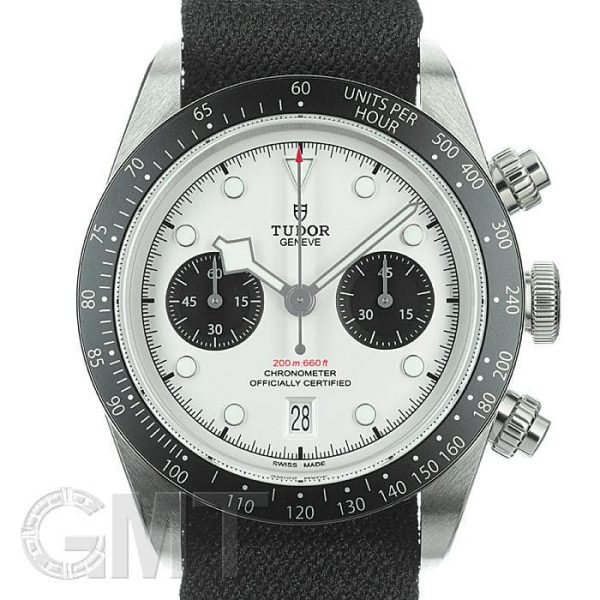 TUDOR チューダー ブラックベイ クロノ ホワイト NATOストラップ M79360N-0008