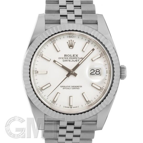ROLEX ロレックス デイトジャスト 41 126334 ホワイト ジュビリーブレスレット