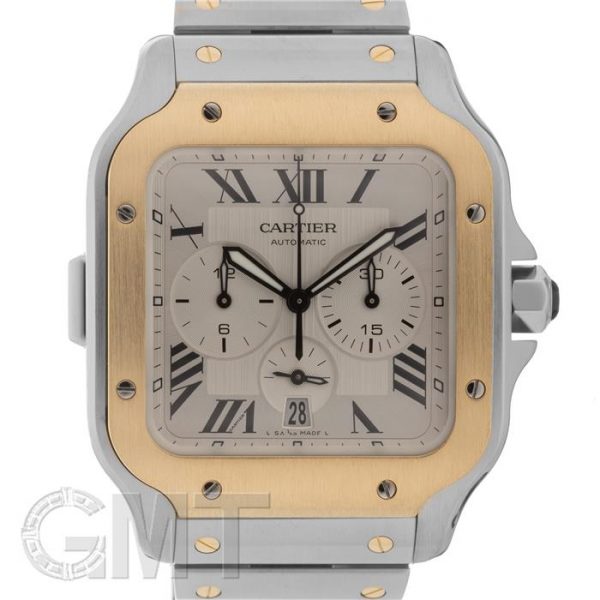 CARTIER カルティエ サントス ドゥ カルティエ クロノグラフ ウォッチ W2SA0008