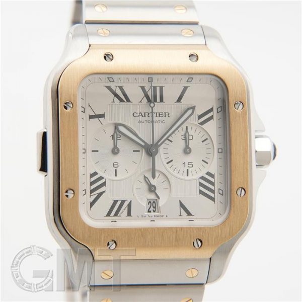 CARTIER カルティエ サントス ドゥ カルティエ クロノグラフ ウォッチ W2SA0008