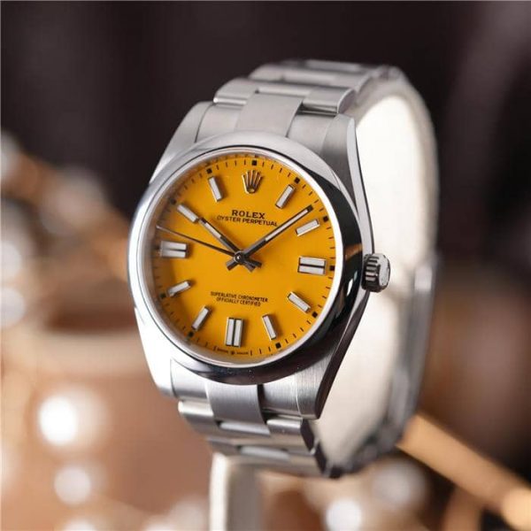 ROLEX ロレックス オイスターパーペチュアル 41 124300 イエロー