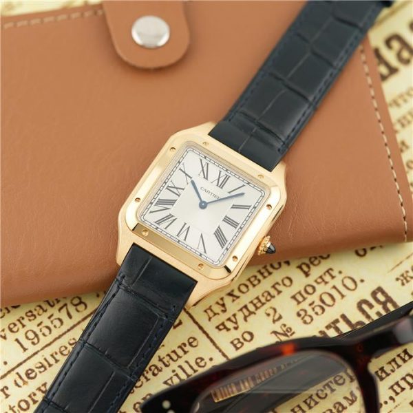 CARTIER カルティエ サントス デュモン ウォッチ エクストララージモデル イエローゴールド WGSA0108