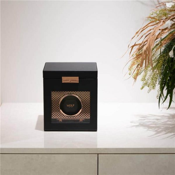 WOLF ウルフ ウォッチワインダー （正規輸入商品）AXIS ワインディングマシーン カッパー シングル 469216