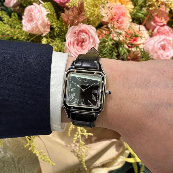 CARTIER カルティエ サントス デュモン ウォッチ LM WSSA0046