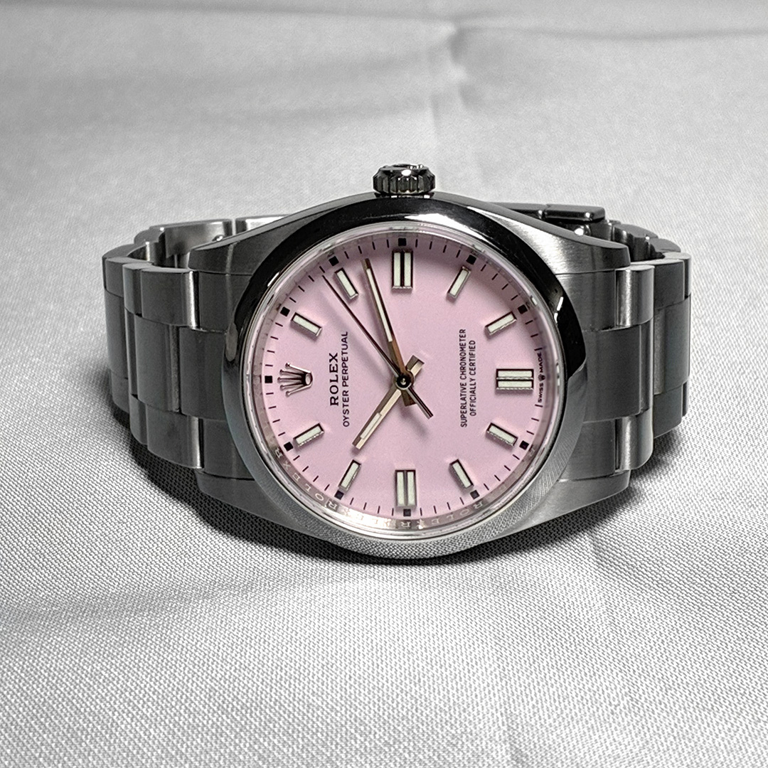 ROLEX】オイスターパーペチュアル126000 キャンディピンクが大人に選ば