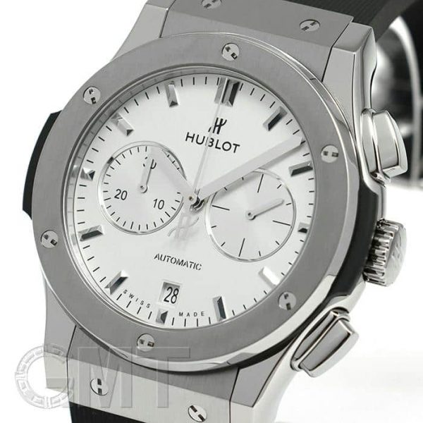 HUBLOT ウブロ クラシック フュージョン クロノグラフ チタニウム オパリン 541.NX.2611.RX