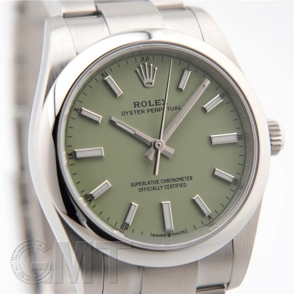 ROLEX ロレックス オイスターパーペチュアル 34 124200 ピスタチオ
