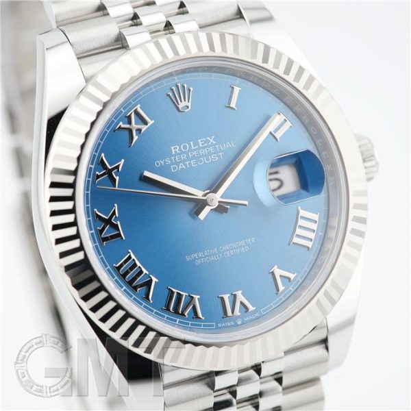 ROLEX ロレックス デイトジャスト 41 126334 ブルー ローマ ジュビリーブレスレット
