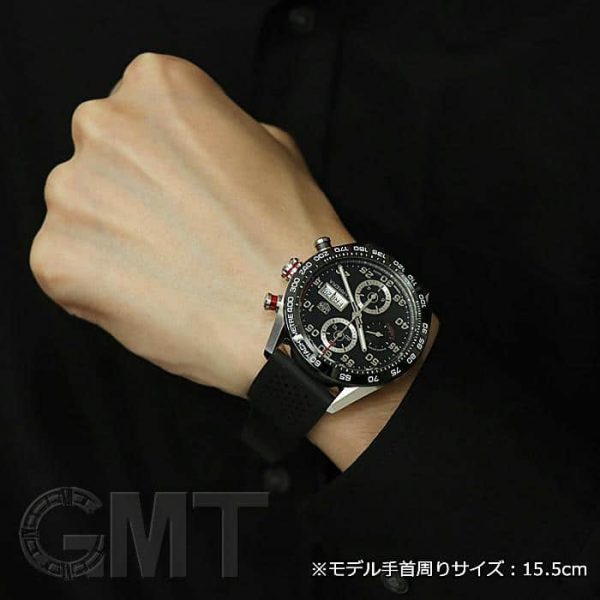 TAG HEUER タグ・ホイヤー カレラ キャリバー16 クロノグラフ CBN2A1AA.FT6228_着用