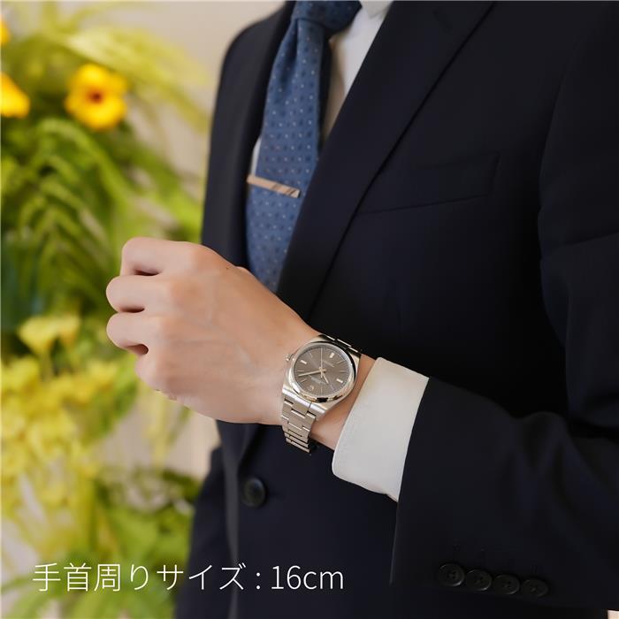 ROLEX ロレックス オイスターパーペチュアル 114300 ダークロジウム