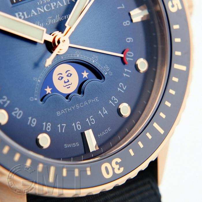 BLANCPAIN ブランパン フィフティファゾムス バチスカーフ コンプリートカレンダー ムーンフェイズ 5054-3640-NAOA