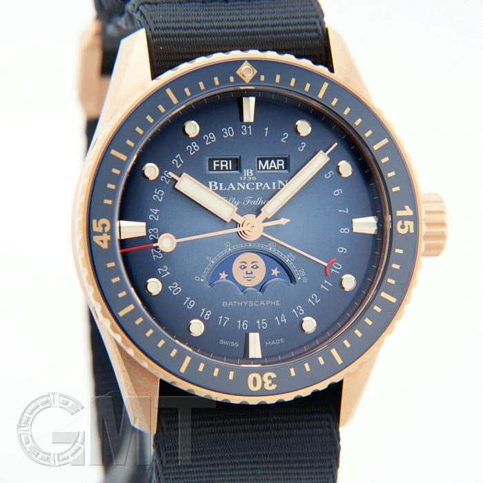 BLANCPAIN ブランパン フィフティファゾムス バチスカーフ コンプリートカレンダー ムーンフェイズ 5054-3640-NAOA