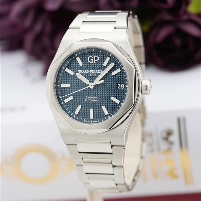 GIRARD PERREGAUX ジラール・ペルゴ ロレアート 42mm 81010-11-431-11A ブルー