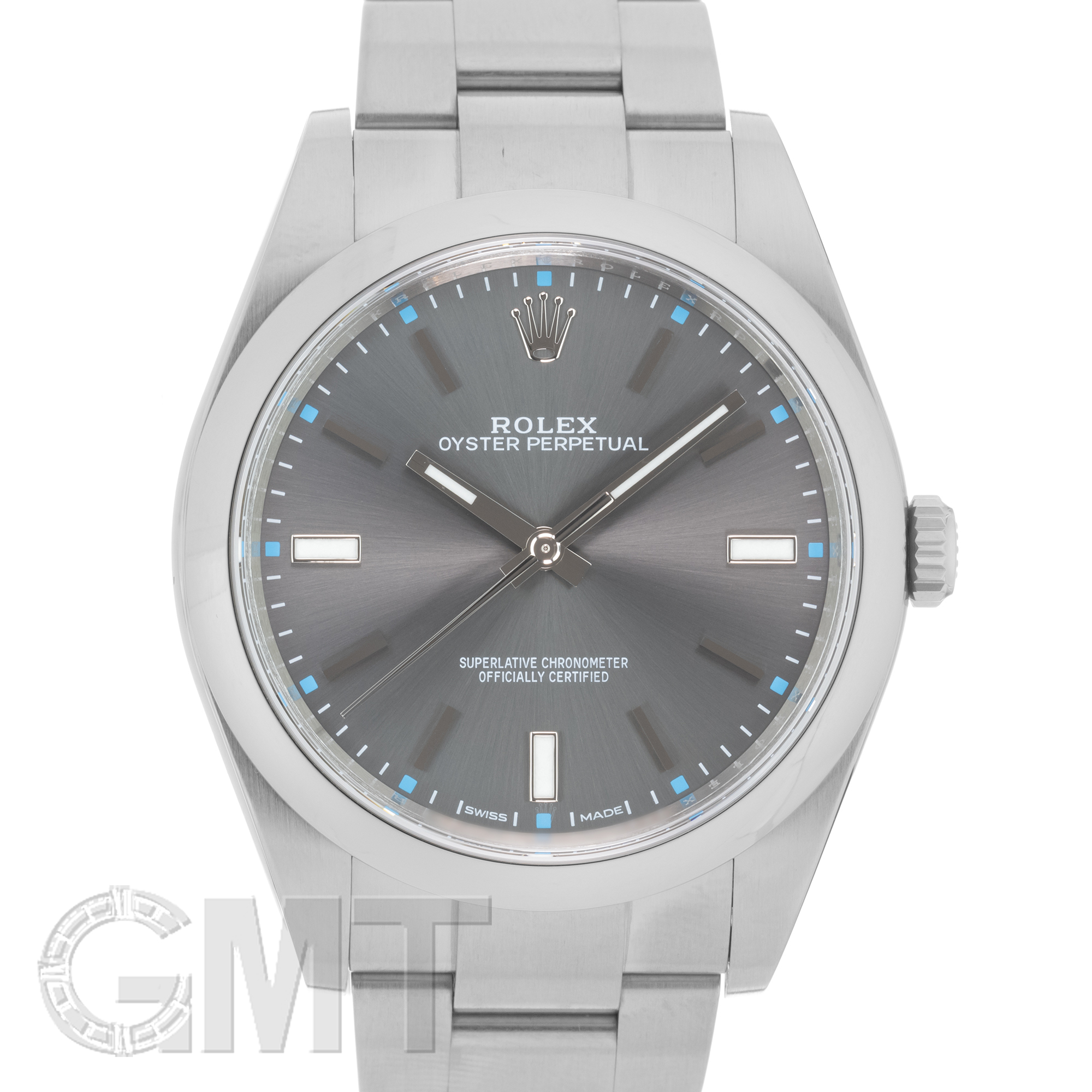 ROLEX ロレックス オイスターパーペチュアル 114300 ダークロジウム