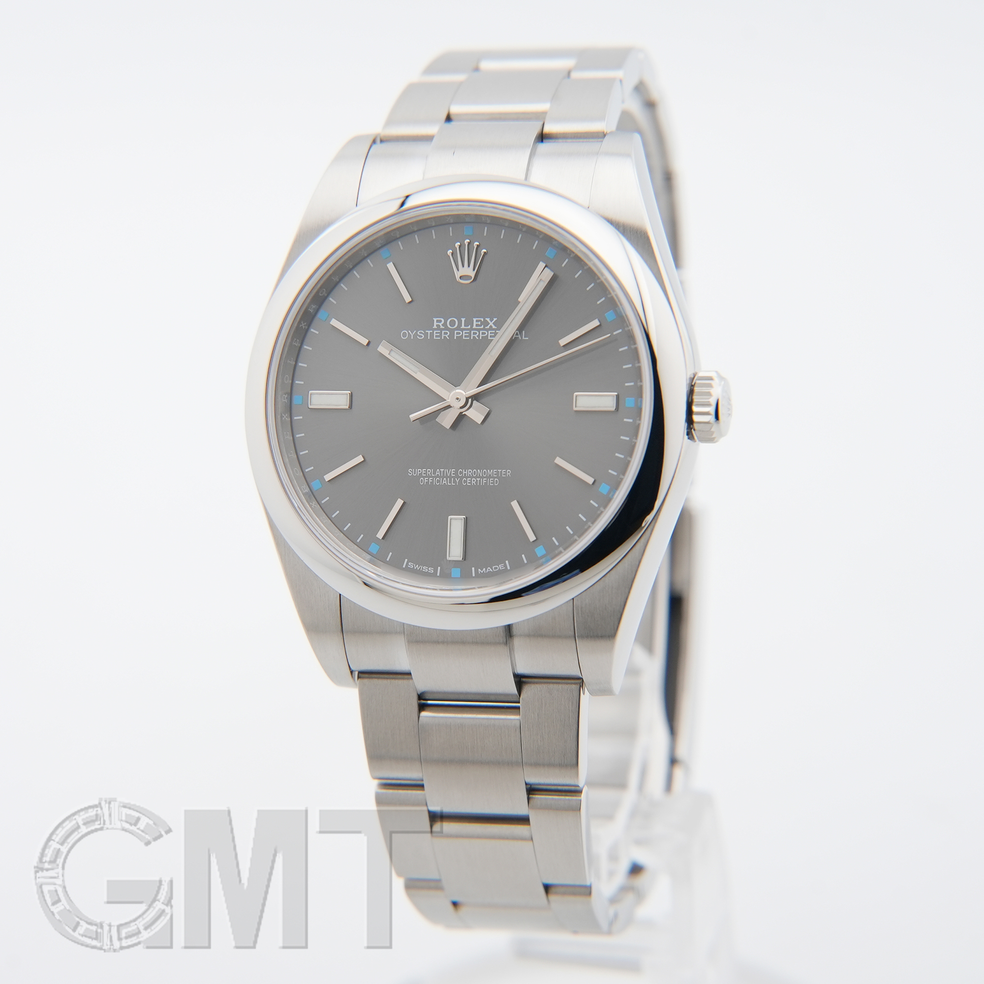 ROLEX ロレックス オイスターパーペチュアル 114300 ダークロジウム