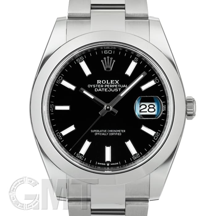 ROLEX ロレックス デイトジャスト 41 126300 ブラック