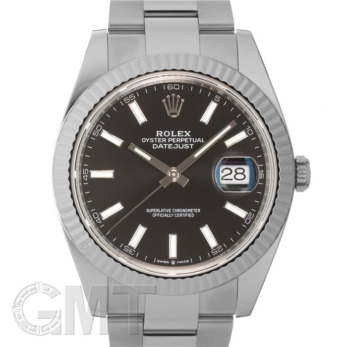 ROLEX ロレックス デイトジャスト 41 126334 ブラック オイスターブレスレット