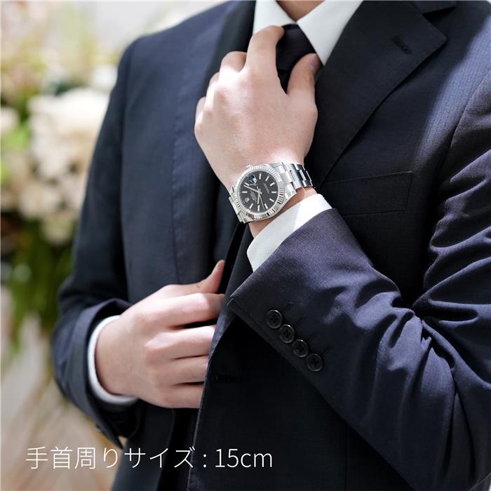 ROLEX ロレックス デイトジャスト 41 126334 ブラック オイスターブレスレット