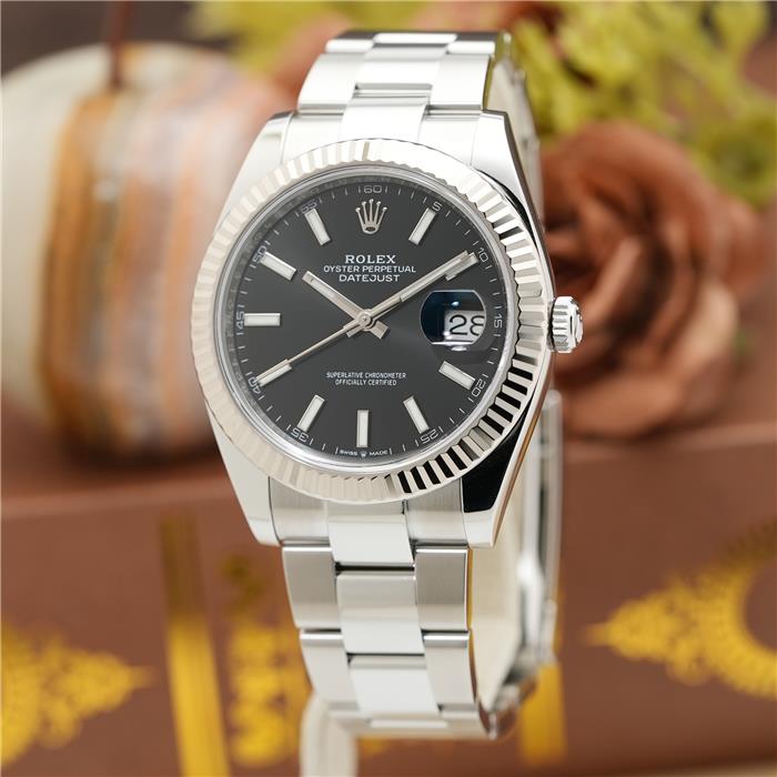 ROLEX ロレックス デイトジャスト 41 126334 ブラック オイスターブレスレット