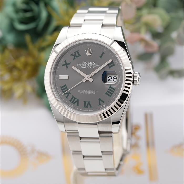 ROLEX ロレックス デイトジャスト 41 126334 スレートローマ オイスターブレスレット