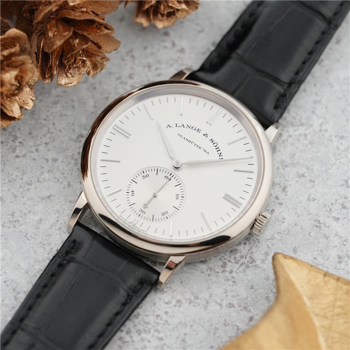 A. LANGE & SOHNE ランゲ&ゾーネ サクソニア オートマティック ホワイトゴールド 380.027