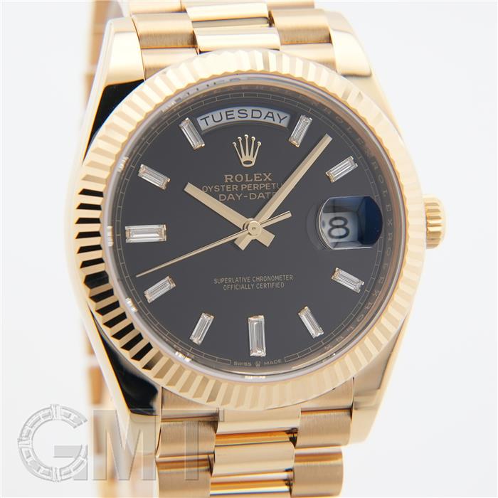 ROLEX ロレックス デイデイト 40 228238A ブラック 10Pバケットダイヤ