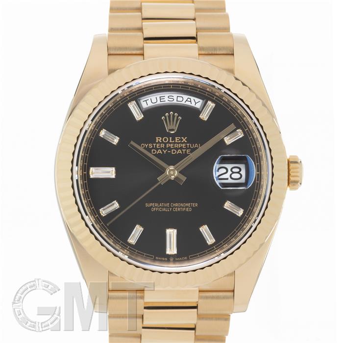 ROLEX ロレックス デイデイト 40 228238A ブラック 10Pバケットダイヤ