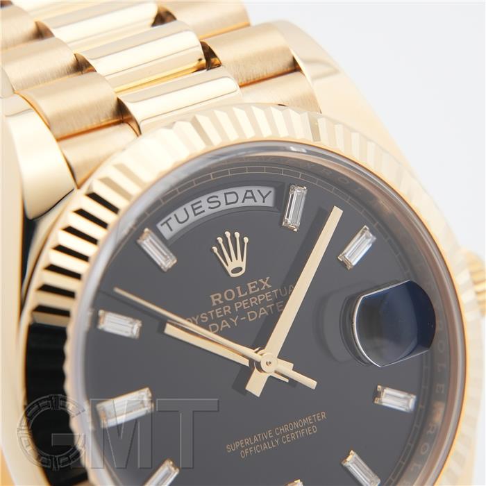 ROLEX ロレックス デイデイト 40 228238A ブラック 10Pバケットダイヤ