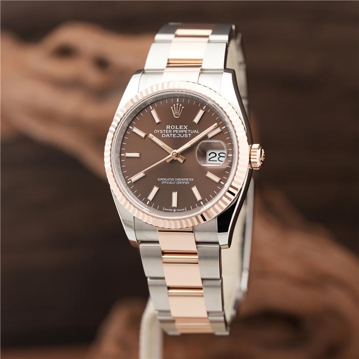 ROLEX ロレックス デイトジャスト 36 126231 チョコレート オイスターブレスレット