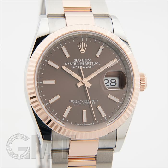 ROLEX ロレックス デイトジャスト 36 126231 チョコレート オイスターブレスレット